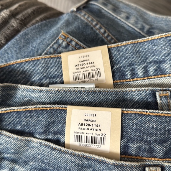 BNWT Agolde Cooper Cargo Jean in Colour Regulation - Picture 5 of 6